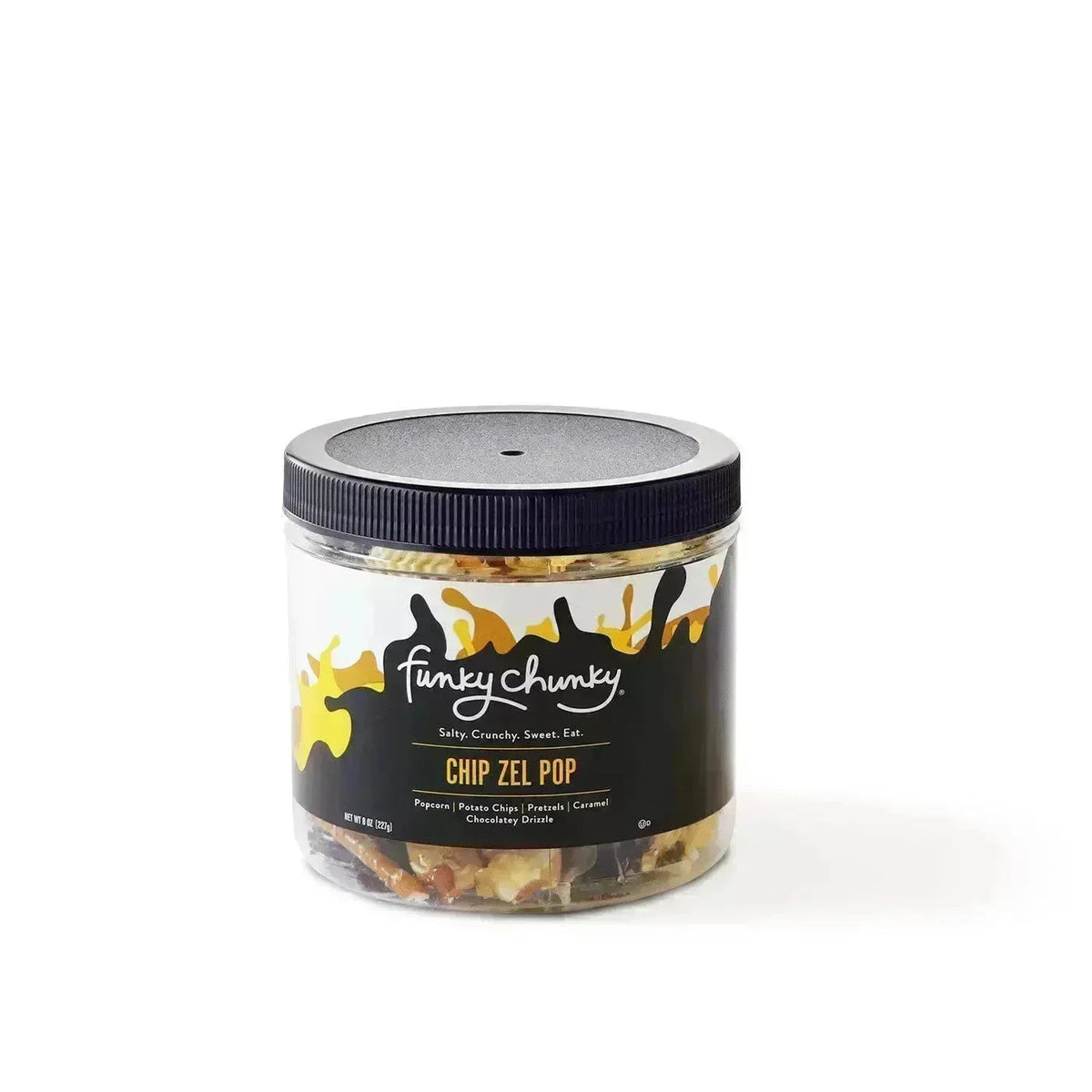 Funky Chunky Chip Zel Popcorn: 8-Ounce Mini Canister
