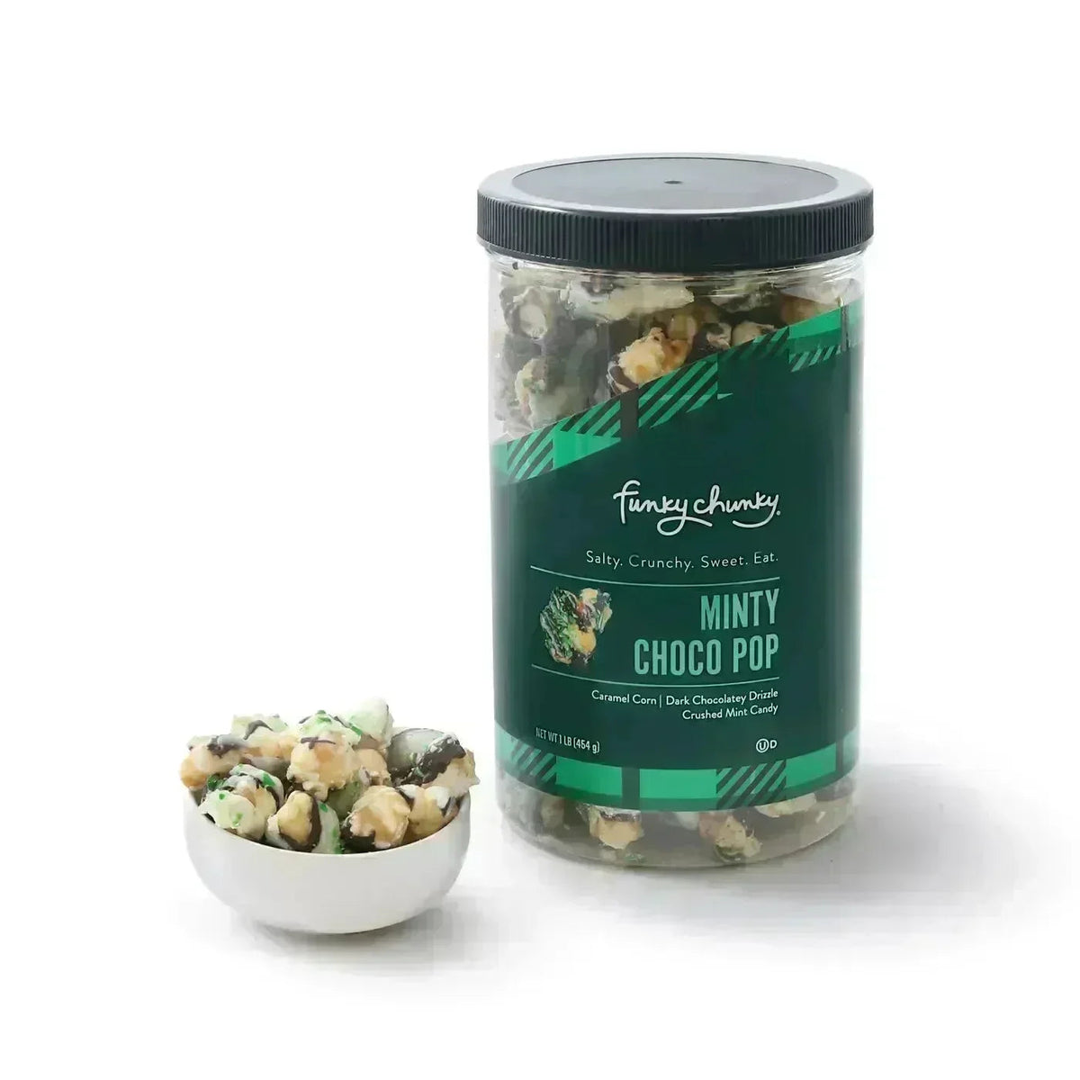 Funky Chunky Minty Choco Popcorn