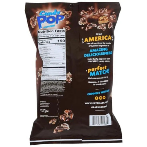 Candy Pop Snickers Candy Popcorn: 12-Piece Case